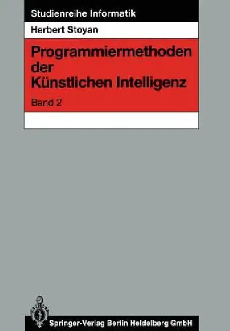 Cover of Programmiermethoden Der Künstlichen Intelligenz
