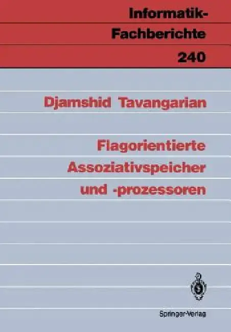 Cover of Flagorientierte Assoziativspeicher Und -Prozessoren