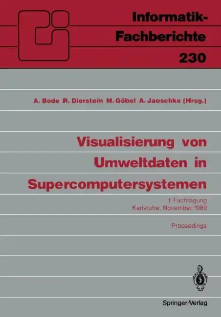 Cover of Visualisierung Von Umweltdaten in Supercomputersystemen