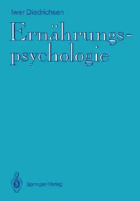Cover of Ernährungspsychologie