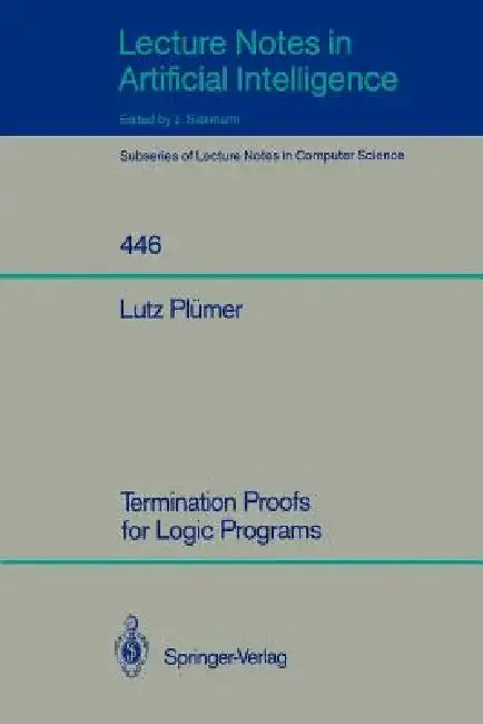Cover of Termination Proofs for Logic Programs