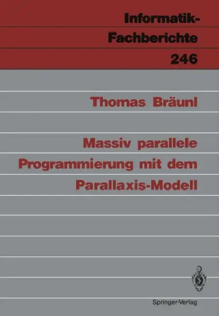 Cover of Massiv Parallele Programmierung Mit Dem Parallaxis-Modell