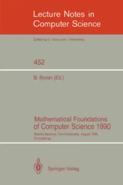 Cover of Mathematical Foundations of Computer Science 1990