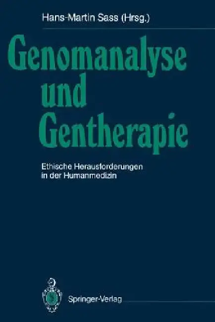 Cover of Genomanalyse Und Gentherapie