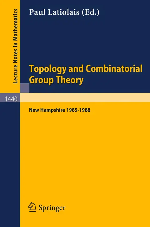 Cover of Topology and combinatorial group theory