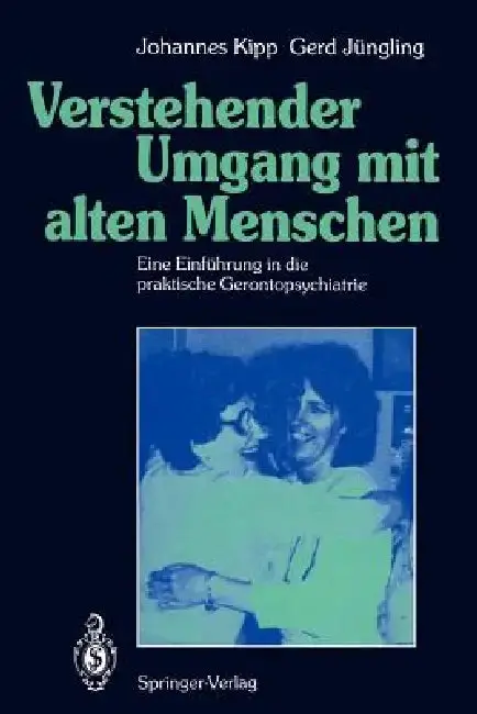 Cover of Verstehender Umgang Mit Alten Menschen