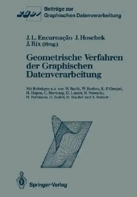 Cover of Geometrische Verfahren Der Graphischen Datenverarbeitung