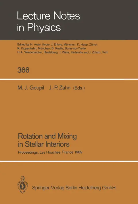 Cover of Rotation and Mixing in Stellar Interiors