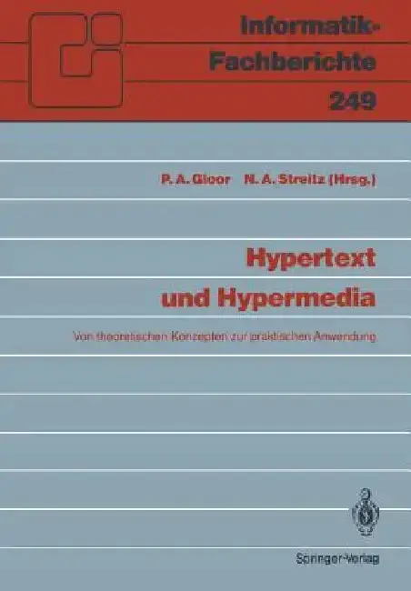 Cover of Hypertext Und Hypermedia