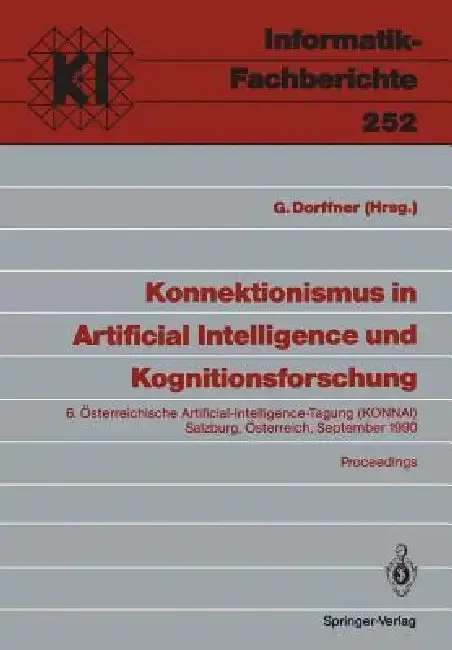 Cover of Konnektionismus in Artificial Intelligence Und Kognitionsforschung