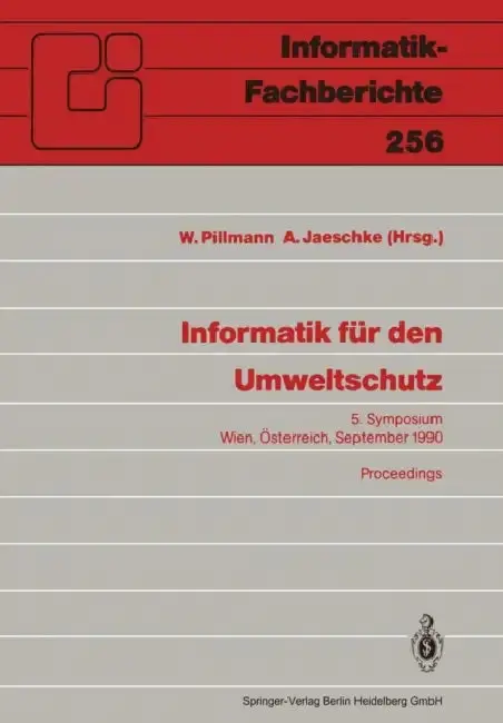 Cover of Informatik Für Den Umweltschutz