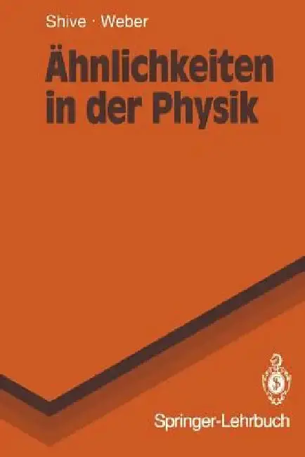 Cover of Ähnlichkeiten in Der Physik