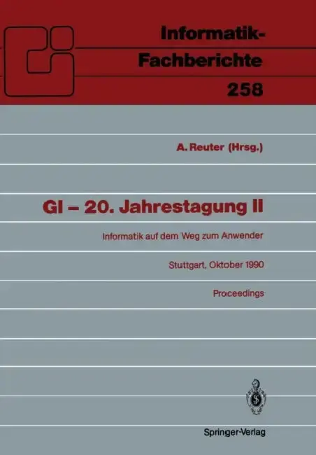 Cover of GI -- 20. Jahrestagung II