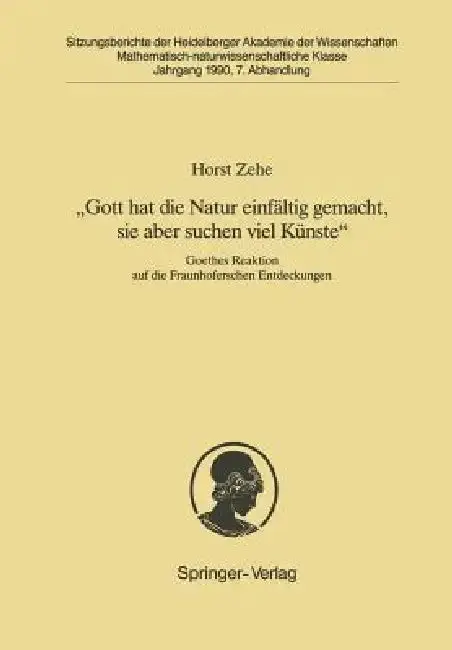 Cover of "Gott Hat Die Natur Einfältig Gemacht, Sie Aber Schon Viel Künste"