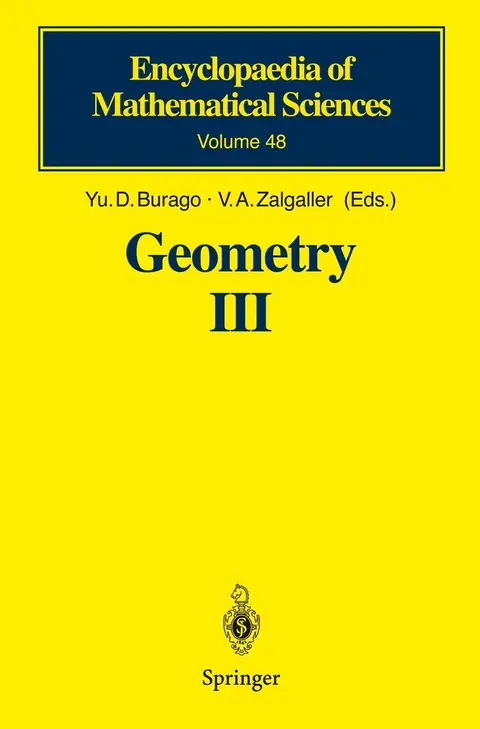 Cover of Geometry III