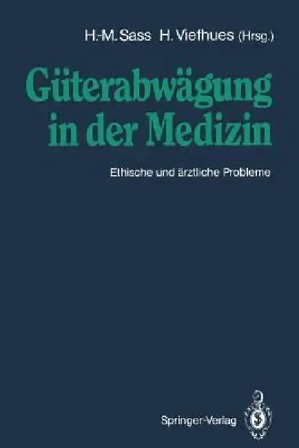 Cover of Güterabwägung in Der Medizin