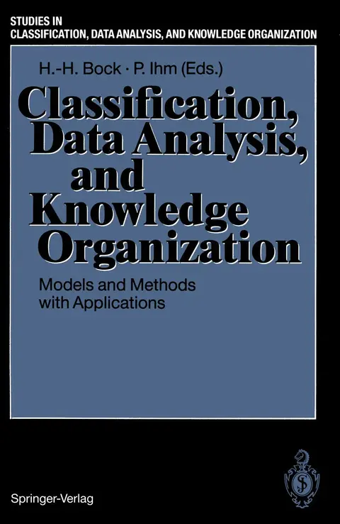 Cover of Classification, Data Analysis, and Knowledge Organization