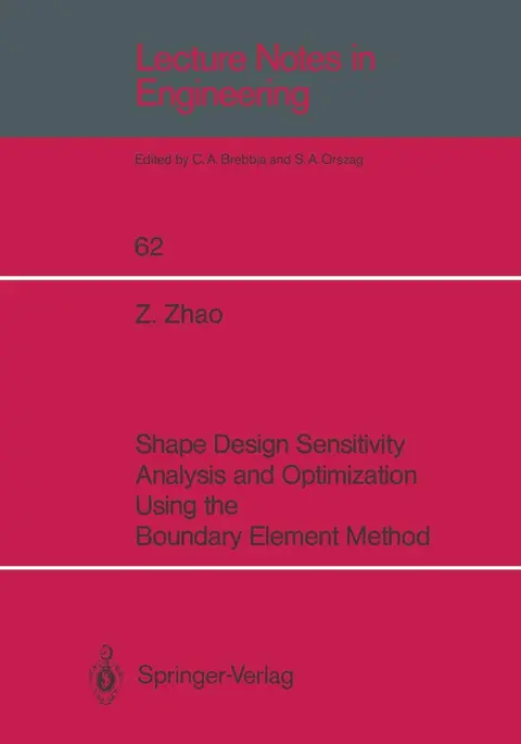 Cover of Shape Design Sensitivity Analysis and Optimization Using the Boundary Element Method
