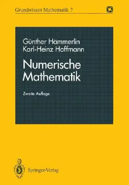 Cover of Numerische Mathematik