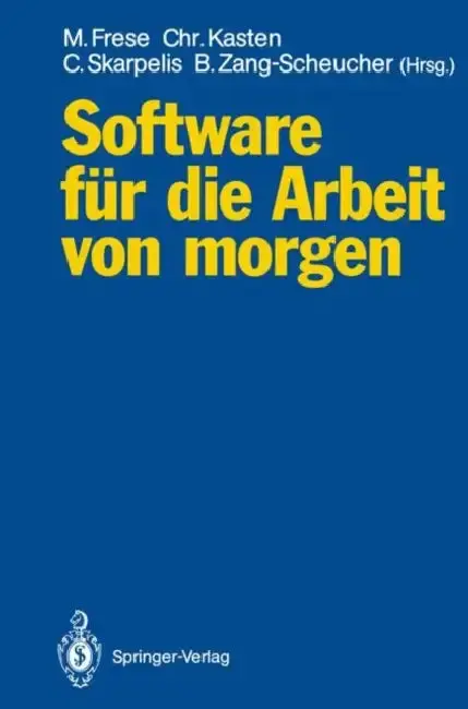 Cover of Software Für Die Arbeit Von Morgen