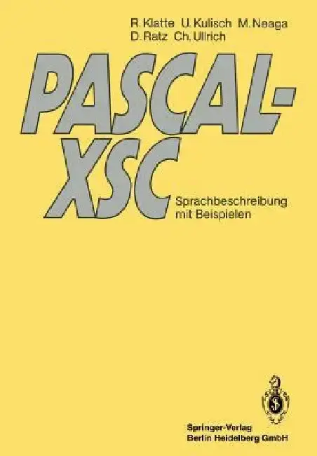 Cover of Pascal-Xsc