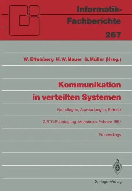 Cover of Kommunikation in Verteilten Systemen