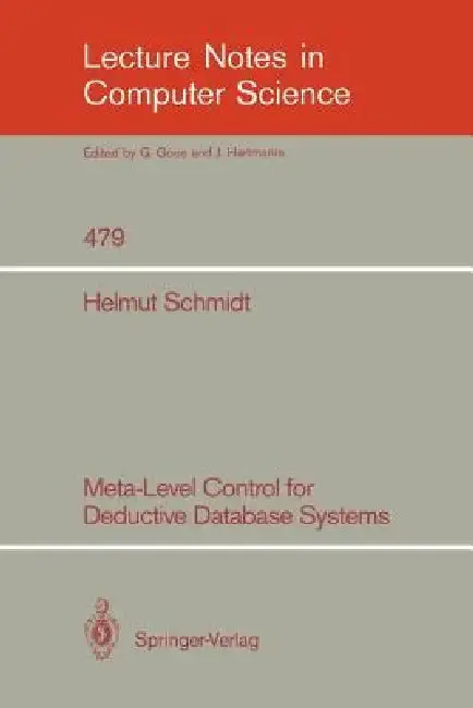 Cover of Meta-Level Control for Deductive Database Systems