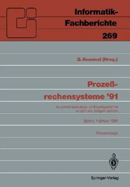 Cover of Prozeßrechensysteme '91