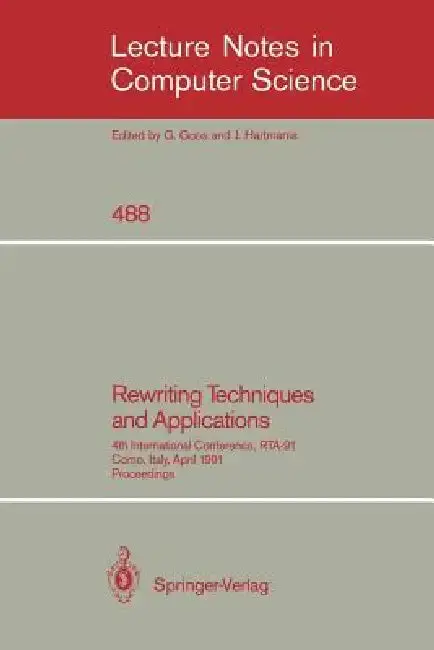 Cover of Rewriting Techniques and Applications