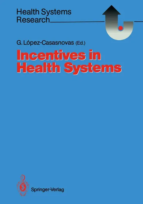 Cover of Incentives in Health Systems