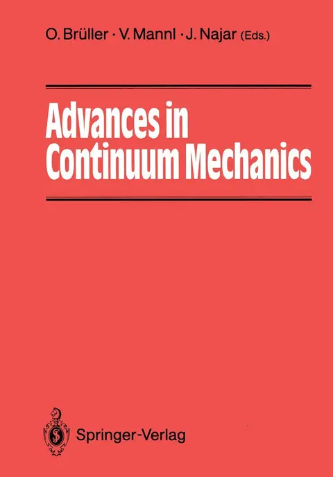 Cover of Advances in Continuum Mechanics