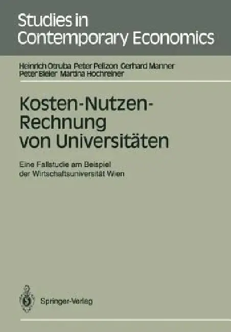 Cover of Kosten-Nutzen-Rechnung Von Universitäten