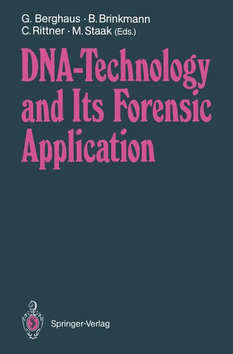 Cover of DNA ― Technology and Its Forensic Application