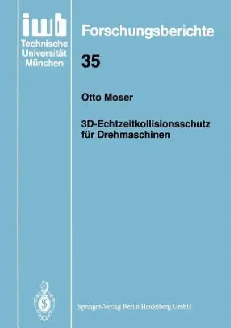 Cover of 3d-Echtzeitkollisionsschutz Für Drehmaschinen