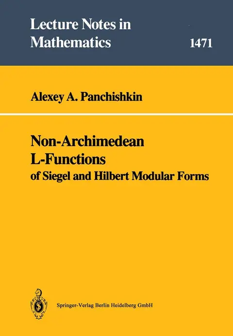 Cover of Non-Archimedean L-functions
