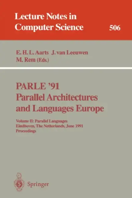 Cover of Parle '91. Parallel Architectures and Languages Europe