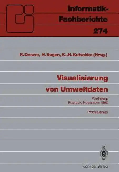 Cover of Visualisierung Von Umweltdaten