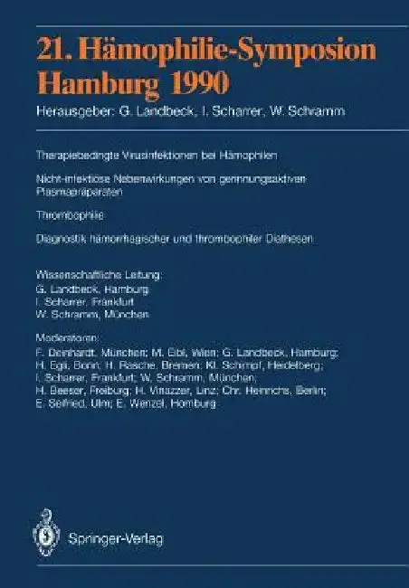 Cover of 21. Hämophilie-Symposion