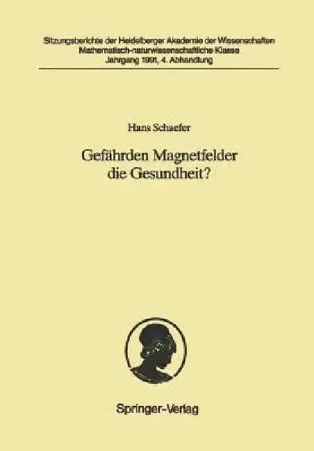 Cover of Gefährden Magnetfelder Die Gesundheit?
