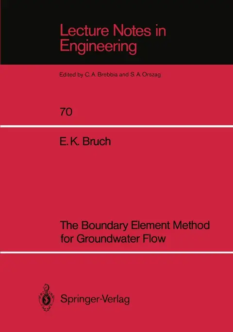 Cover of The Boundary Element Method for Groundwater Flow