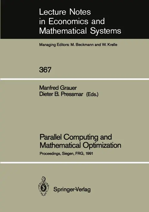 Cover of Parallel Computing and Mathematical Optimization