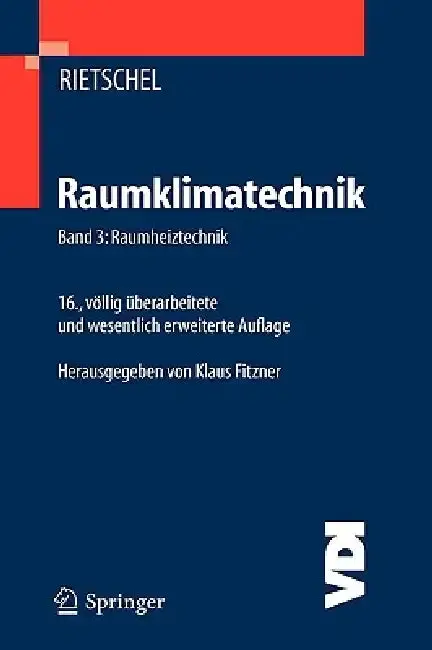 Cover of Raumklimatechnik