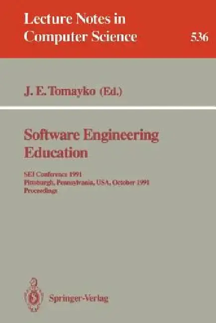 Cover of Software Engineering Education