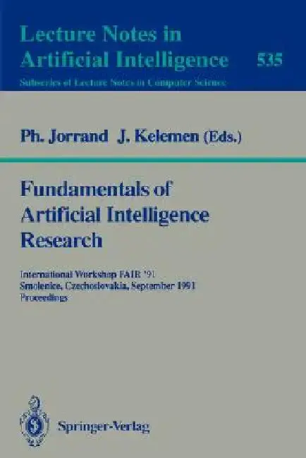 Cover of Fundamentals of Artificial Intelligence Research