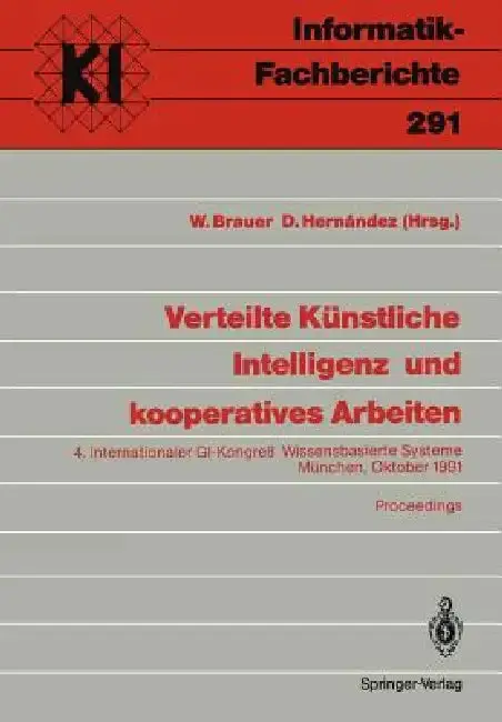 Cover of Verteilte Künstliche Intelligenz Und Kooperatives Arbeiten