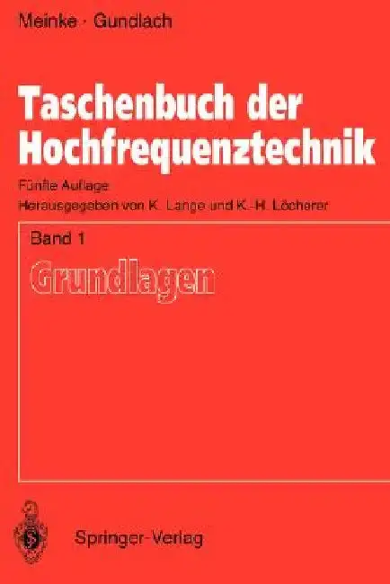 Cover of Taschenbuch Der Hochfrequenztechnik