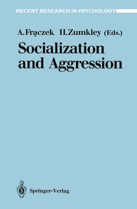 Cover of Socialization and Aggression