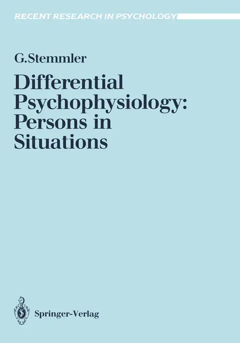 Cover of Differential Psychophysiology
