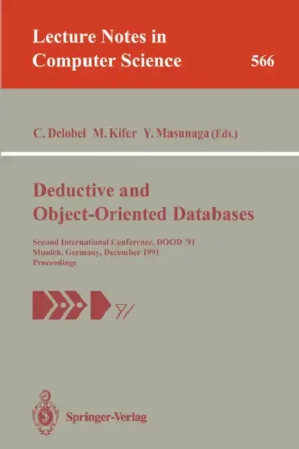 Cover of Deductive and Object-Oriented Databases
