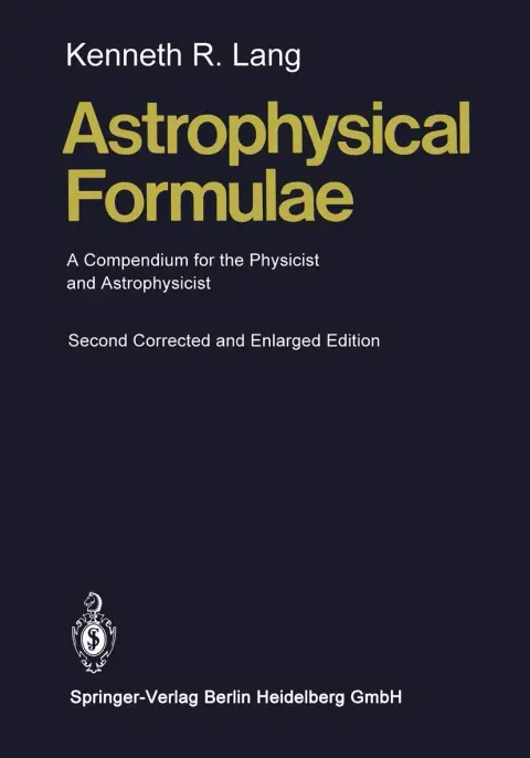 Cover of Astrophysical Formulae